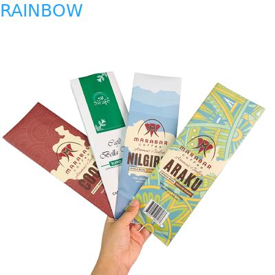 Valfli Özel Dik Durur Fermuarlı Kahve Çekirdeği Poşeti