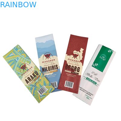 Valfli Özel Dik Durur Fermuarlı Kahve Çekirdeği Poşeti