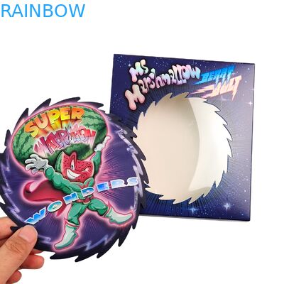 Şekerli Sakız Paketleri için Özel 3.5g-28g Mylar Torbaları