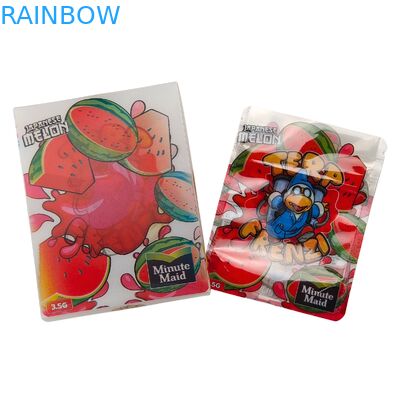 Özel 3.5g Çocuk Korumalı Mylar Çanta (Atıştırmalık Ambalajı İçin)