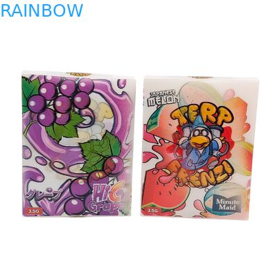 Özel 3.5g Çocuk Korumalı Mylar Çanta (Atıştırmalık Ambalajı İçin)