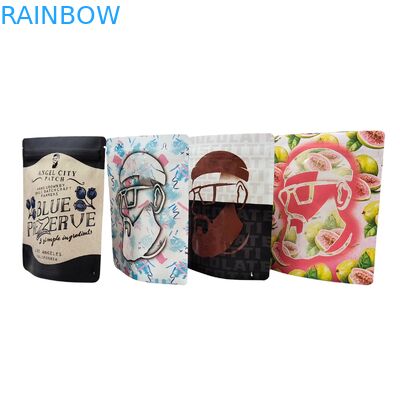 Özel Baskılı 3.5g-28g Yeniden Kapatılabilir Koku Geçirmez Mylar Gıda Torbaları