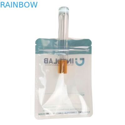 Dental dişler için özelleştirilebilir beyaz fermuar torbası Temiz hizalanıcılar Paketleme Bir tarafı ısı mühürleyici ve logo hizalanımı ile temiz