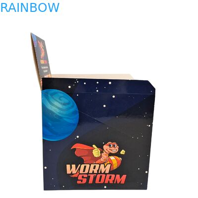 Özel Perakende Ekranı Kahvaltı için Katlanabilir 3.5g Kağıt Kutusu Anlık Kuru Meyve Fındık Tahıl Gıda Paketleri