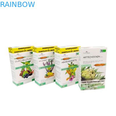 Biyolojik olarak ayrıştırılabilir Katlanabilir Kraft Kağıt Kutusu Mum Şekerleri için Gıda Sınıfı Rezil Depolama Ambalajı Katlanabilir Karton Kutusu