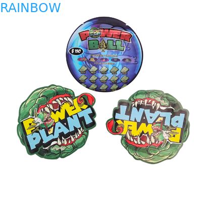 3 yan mühür çocuklara dayanıklı holografik Mylar çantası Alüminyum folyo atıştırmalık ambalaj çantası