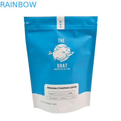 Evcil Hayvan Maması Ambalajı için 50-200 mikron Kalınlığında Çevre Dostu Yeniden Kullanılabilir Dik Durabilen Poşet