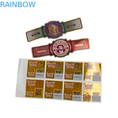 PVC Yapışkanlı Vinil PVC Kağıt Etiket Su Geçirmez UV Hologram Baskılı Kendinden Yapışkanlı Rulo Etiket Ambalaj Etiketleri