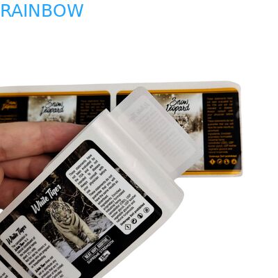 PVC Yapışkanlı Vinil PVC Kağıt Etiket Su Geçirmez UV Hologram Baskılı Kendinden Yapışkanlı Rulo Etiket Ambalaj Etiketleri