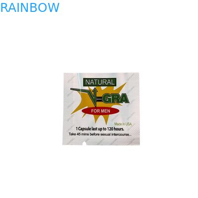 Gıda sınıfı ısı mühürlü plastik fermuar torbası tablet ve ilaç kapsülleri için özel boyutlar