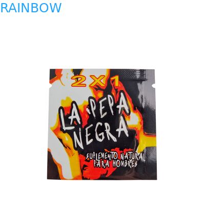 Gıda sınıfı ısı mühürlü plastik fermuar torbası tablet ve ilaç kapsülleri için özel boyutlar