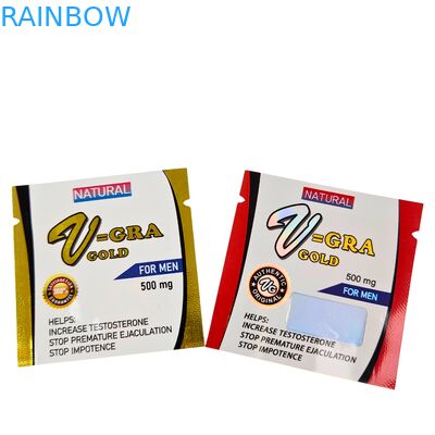 Gıda sınıfı ısı mühürlü plastik fermuar torbası tablet ve ilaç kapsülleri için özel boyutlar