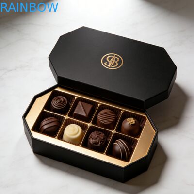 Özel Logo Kişiselleştirilmiş Çikolata Hediye Kutusu Ambalaj Şeker Çikolata Kozmetik Kutusu Boş Çikolata çubuğu Kutusu