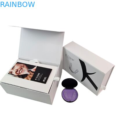 Özel Lüks Manyetik Diş Dizleri Kit Kutusu 350g Kalınlığı Ortodontik Aligner Paket Kutusu