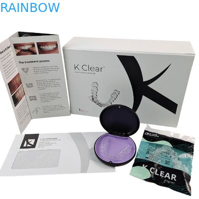 Custom Logo Dental Packaging için manyetik kapalı geri dönüştürülebilir ortodontik kutu