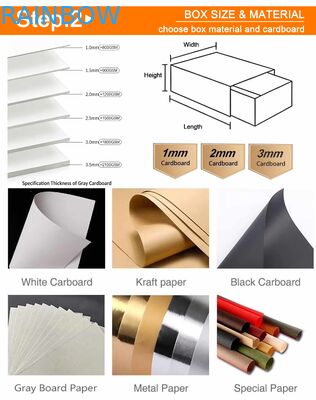 Şeffaf Pencereli Gıda Ambalajı için Özel Boyutlu Kağıt Kutu ve 350g Kalınlık