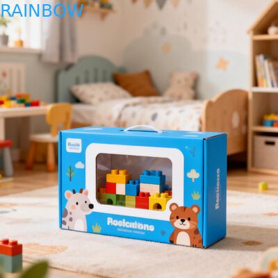 Şeffaf Pencereli Gıda Ambalajı için Özel Boyutlu Kağıt Kutu ve 350g Kalınlık