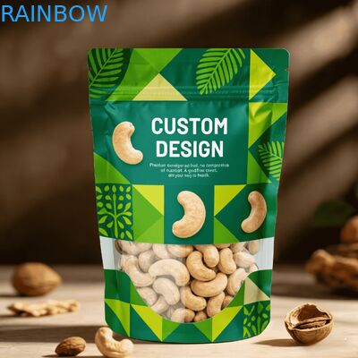 Yüksek Kaliteli Özel Dijital Baskılı Geri Dönüşümlü Plastik Gıda Ambalaj Torbası Isı Yalıtımlı Ayakta Duran Kese