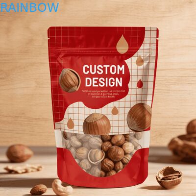 Yüksek Kaliteli Özel Dijital Baskılı Geri Dönüşümlü Plastik Gıda Ambalaj Torbası Isı Yalıtımlı Ayakta Duran Kese