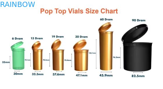 Custom Colors 80mm 98mm 109mm 116mm Child Resistant Squeeze Pop Tops Tubes Plastic Pre Packing Rolling Tube With Label Sticker