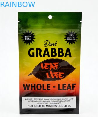 Boş Çocuk Dayanıklı Geri Dönüştürülebilir Alüminyum Folyo Mylar Gıda Sınıfı Kokusuz Sigara Dolayan Folyo Tütün Çantaları