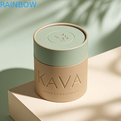 Biyolojik olarak ayrıştırılabilir özelleştirilebilir boyutlu hediye kutusu ambalajı için gıda kalitesi güvenli kraft kağıt tüpü