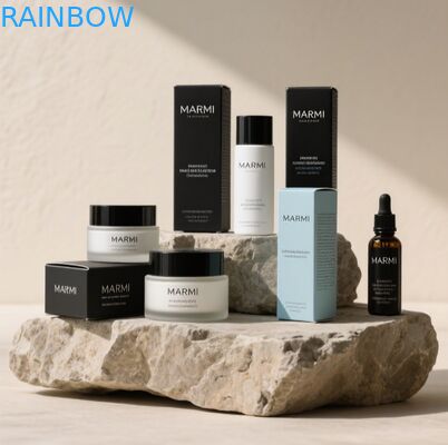 Perfüm şişesi için özel lüks beyaz karton kutular 50ml 100ml kutu üst kapağı premium hediye kutusu ile parfüm seti