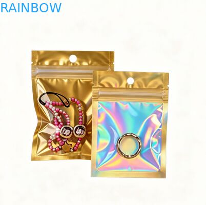 Özel Baskı Geri Dönüştürülebilir PVC Plastik Mat Üç Yan Dükkanlı Yeniden Kapanabilir Ambalaj Torbası