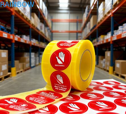 Holografik Tasarımlı Özel Örtümlü Örtümlü Suya Karşı Vinyl Etiketler Hediye ve El Sanatı için OEM Marka Yapıştırıcı Etiketler