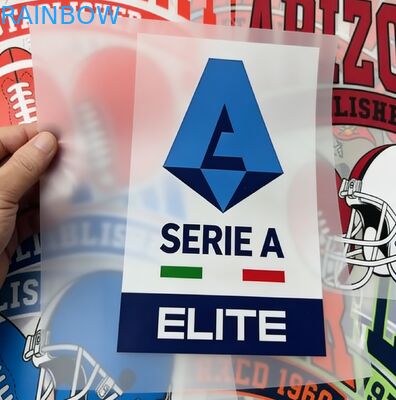 Özel Glow in the Dark Gümüş Holografik Isı Basın Etiketi Özel Şablon Isı Transfer Giysi Dikkate Alıcı