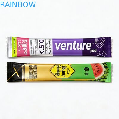 Özel 1g 3g 5g Süt-çay Tozu Kollajen Tozu Poşet Isıl Yapışmalı Geri Dönüşümlü PET Alüminyum Folyo Lamine Fermuarlı Gıda Torbası