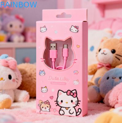 USB Kablo Paketleme İçin Sıcak Baskı Kaplamalı, Özelleştirilebilir Miktarda 350g Kalınlığında Kağıt Kutu