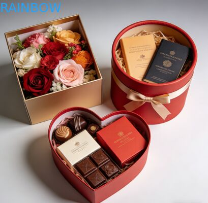 Özel Ekoloji Dostu Katlanabilir 350g Kalınlıklı Karton Dönüşüm Kutusu Mücevher Giysi Ayakkabılar Saatler