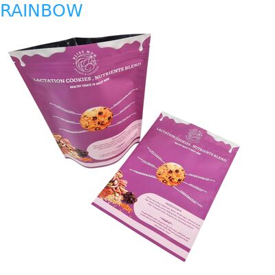 Isı Yalıtım Kalite Güvencesi Neme Dayanıklı Özel Boyutlu Stand Up Kese Açılıp Kapanabilir Gıda Torbası