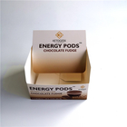 Eko Dostu Kraft Karton Kutu, Çikolata için Katlanabilir Sayıcı Gösterge Kutusu
