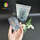 Mylar Hologram Fermuar Kirpik Tutkal Kozmetik Ürünleri Için Özelleştirilmiş Kağıt Torbalar
