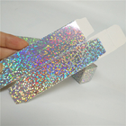 Holografik Kağıt Kutu Ambalajları 2.5x2.5x8.5cm Dudak Parlatıcısı İçin Kozmetik Ambalajları