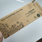 Geri dönüşümlü Katlanır Karton Kraft Kahverengi Kağıt Ambalaj Özelleştirilmiş Baskı Dayanıklı