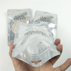 Mini miktar açık ön diş ipi delikli plastik torbalar alüminyum folyo dijital baskı fermuarlı kilit çanta ambalajı