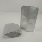 Özel Şeffaf Gümüş Alüminyum Folyo Kılıfı Isı Yalıtımı Alüminyum Folyo Gümüş Mylar Gözyaşı Çentikli Gıda Saklama Ambalaj Çantası