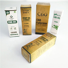SGS CMYK Kağıt Kozmetik Ambalaj Kutuları 2oz 60ml 30ml Folyo Damgalama