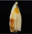 Fermuarlı Kahverengi Kraft Özelleştirilmiş Kağıt Torbalar Ekmek / Fasulye İçin Baskı