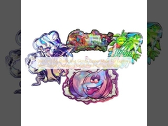 Öldürün 3.5g Plastik Torba Parlak Fermuar Mylar için Sakızlı Bitki Şekerleme Paketleme Kokusuz Parlak Yüzey