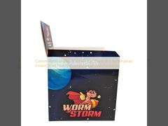 Özel Perakende Ekranı Kahvaltı için Katlanabilir 3.5g Kağıt Kutusu Anlık Kuru Meyve Fındık Tahıl Gıda Paketleri