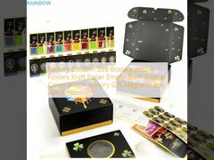 Fabrika Özel Boyut Biyolojik Olarak Parçalanabilir Klasörler Kraft Kağıdı Boş Diş Hizalama Kılıfları Saat Takı Hediye Kabartmalı Manyetik Kutu