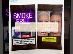 Yeniden Kapatılabilir 3 Tarafı Kapalı 25g 30g 40g 50g 100g Sigara İçimlik Tütün Kesesi Fermuarlı