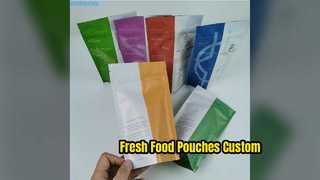 Özel Gıda Torbaları Mat Alüminyum Folyo Stand Up Çantalar