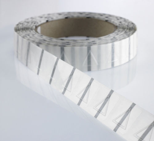 Geri dönüşümlü Temizle Üçgen Küçültmek Kör Kollu / Etiketler İçin Sleeve Etiketler Dokunsal Uyarı