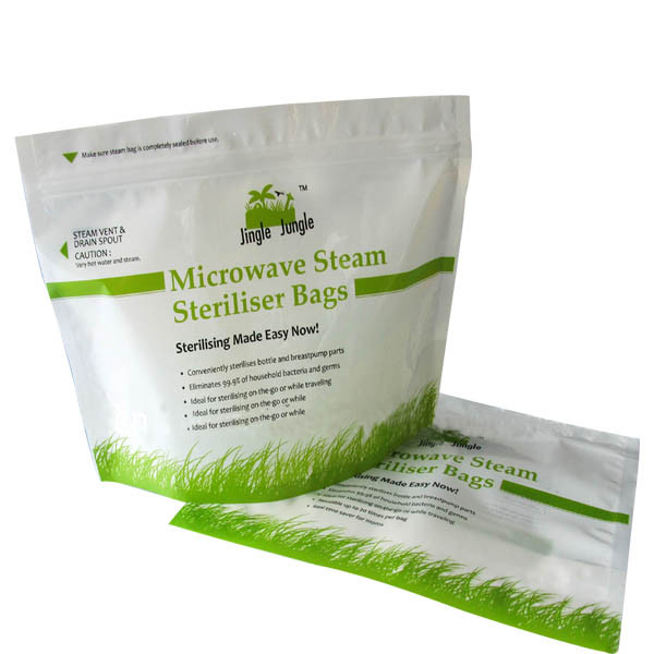 Özelleştirilmiş Alüminyum Folyo Lamine Çanta / Food Grade Açılıp Kapanabilir Vakum Mikrodalga Kese