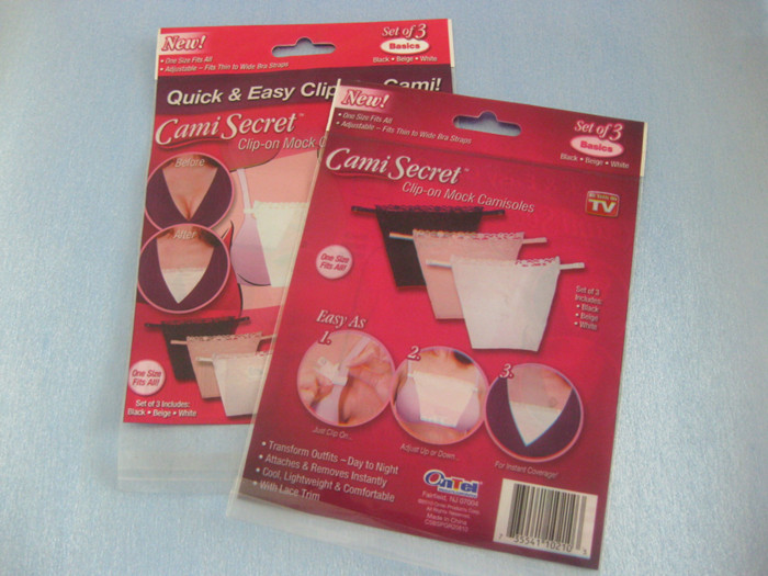 Kırmızı Plastik Plastik Torbalar, Sutyen, Kadın İç Çamaşırı İçin Cami Gizli Çantası Paketleme